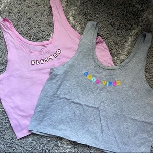 $2❤️‍🔥 COUNT AS 2 - 2 Graphic tank tops